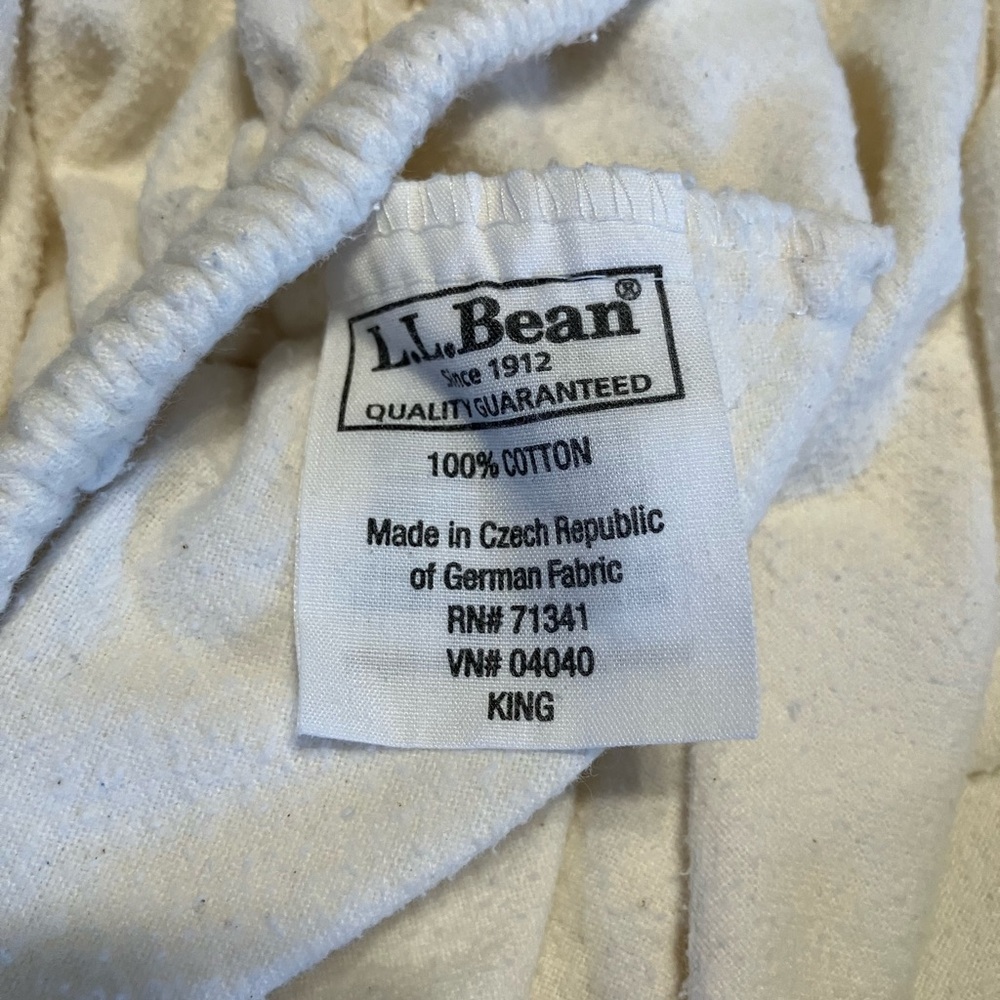 LLBEAN Cotten bed set. See description - Picture 2 of 7